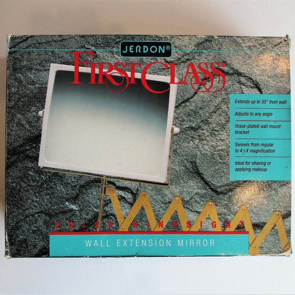 Jerdon Wall Extension Mirror 4.5X Magnification
